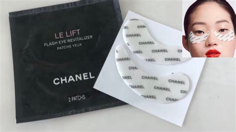 chanel le lift flash eye revitalizer patches|chanel le lift patches.